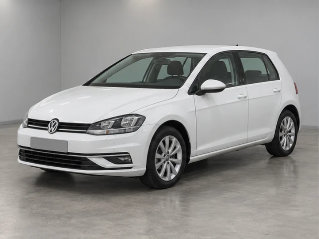 Bílý Volkswagen Golf 1.5 TSI DSG
